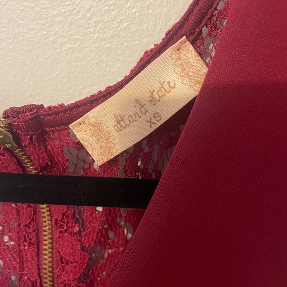 Altar’s State Burgundy Dress - Picture 2 of 3